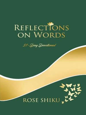 cover image of Reflections on Words Devotional